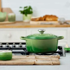 Le Creuset Signature Braadpan, 24cm bamboo green
