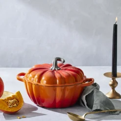 Le Creuset Signature Braadpan Pompoen, 24cm oranjerood