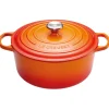 Le Creuset Signature Braadpan, 24cm oranjerood