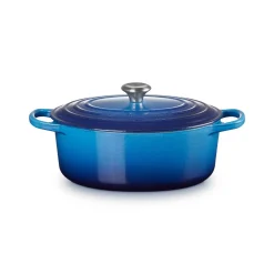 Le Creuset Signature Braadpan Ovaal, 31cm azure