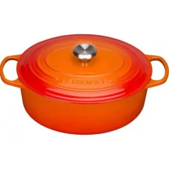 Le Creuset Signature Braadpan Ovaal, 40cm oranjerood