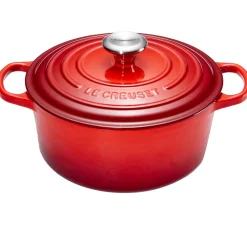 Le Creuset Signature Braadpan, 34cm kersenrood