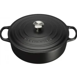 Le Creuset Signature Braadpan Laag, 30cm mat zwart