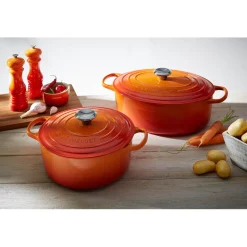 Le Creuset Signature Braadpan Ovaal, 31cm oranjerood