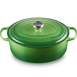 Le Creuset Signature Braadpan Ovaal, 31cm bamboo green