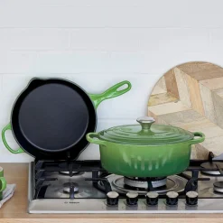 Le Creuset Signature Braadpan Ovaal, 31cm bamboo green
