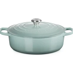 Le Creuset Signature Braadpan Laag, 30cm sea salt