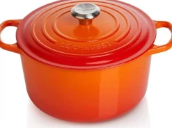 Le Creuset Signature Braadpan Hoog, 24cm oranjerood