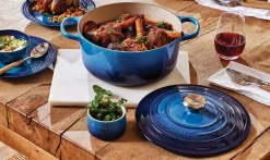Le Creuset Signature Braadpan, 34cm azure