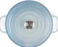 Le Creuset Signature Campagnard Braadpan, 30cm coastal blue