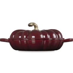 Le Creuset Signature Campagnard Pompoen Braadpan, 28cm garnet