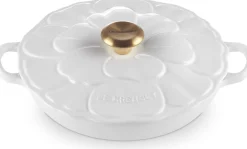 Le Creuset Signature Campagnard Bloesem, 26cm wit