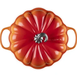 Le Creuset Signature Campagnard Pompoen Braadpan, 28cm oranjerood
