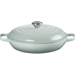 Le Creuset Signature Campagnard Braadpan, 30cm sea salt