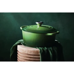 Le Creuset Signature Campagnard Braadpan, 30cm bamboo green