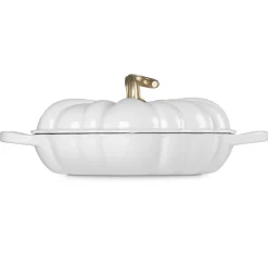 Le Creuset Signature Campagnard Pompoen Braadpan, 28cm white