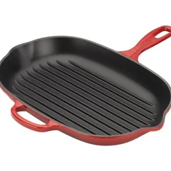 Le Creuset Signature Grillpan, 32x22cm kersenrood