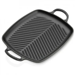 Le Creuset Signature Grillplaat, 30x27cm mat zwart