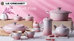 Le Creuset Signature Grillpan, 26x26cm shell pink