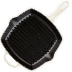 Le Creuset Signature Grillpan, 26x26cm meringue