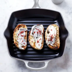 Le Creuset Signature Grillpan, 26x26cm meringue