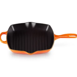 Le Creuset Signature Grillpan, 26x26cm oranjerood