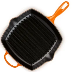 Le Creuset Signature Grillpan, 26x26cm oranjerood