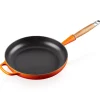 Le Creuset Signature Koekenpan met Houten Steel, 26cm oranjerood