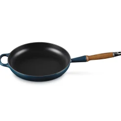 Le Creuset Signature Koekenpan met Houten Steel, 28cm nuit