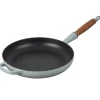 Le Creuset Signature Koekenpan met Houten Steel, 28cm sea salt