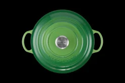 Le Creuset Signature Marmite Braadpan, 26cm bamboo green