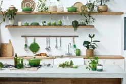 Le Creuset Signature Marmite Braadpan, 26cm bamboo green