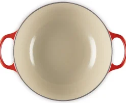 Le Creuset Signature Marmite Braadpan Hoog, 26cm kersenrood