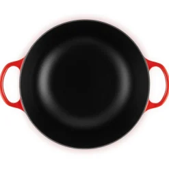 Le Creuset Signature Marmite Braadpan, 28cm kersenrood