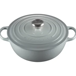 Le Creuset Signature Marmite Braadpan, 26cm sea salt