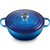 Le Creuset Signature Marmite Braadpan, 28cm azure