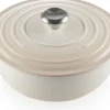 Le Creuset Signature Marmite Braadpan, 26cm meringue