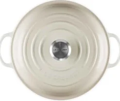 Le Creuset Signature Marmite Braadpan Hoog, 26cm meringue