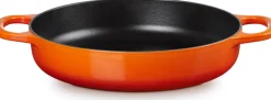Le Creuset Signature Serveerpan, 28cm oranjerood