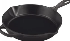 Le Creuset Signature Skillet Hoog, 26cm mat zwart