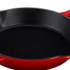 Le Creuset Signature Skillet Hoog, 26cm kersenrood