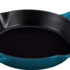 Le Creuset Signature Skillet Hoog, 26cm deep teal