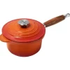 Le Creuset Signature Steelpan met Deksel, 18cm oranjerood
