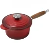 Le Creuset Signature Steelpan met Deksel, 18cm kersenrood