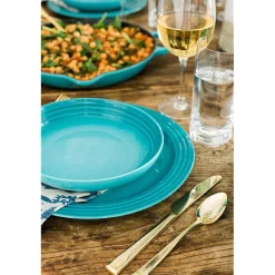 Le Creuset Stoneware Dinerbord, 27cm caribbean blue
