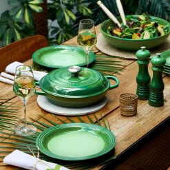 Le Creuset Stoneware Dinerbord, 27cm bamboo green