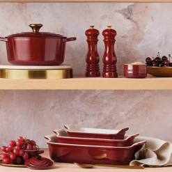 Le Creuset Stoneware Eierdop, garnet