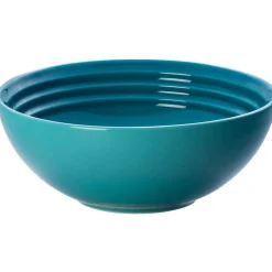 Le Creuset Stoneware Ontbijtkom, 16cm caribbean blue