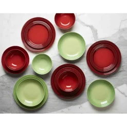 Le Creuset Stoneware Ontbijtbord, 22cm kersenrood