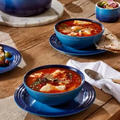 Le Creuset Stoneware Ontbijtkom, 16cm azure